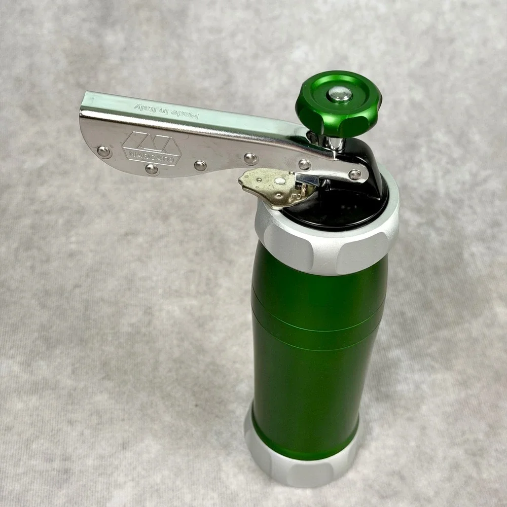 Marcato Atlas Biscuits Cookie Press Green Anodized Aluminum Made in Italy